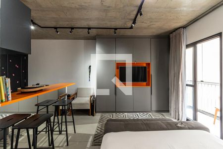 Sala/Quarto de apartamento para alugar com 1 quarto, 45m² em República, São Paulo