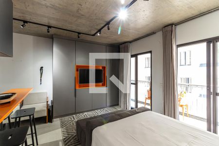 Sala/Quarto de apartamento para alugar com 1 quarto, 45m² em República, São Paulo