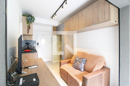 Sala/Cozinha de apartamento para alugar com 1 quarto, 27m² em Vila Nova Conceição, São Paulo