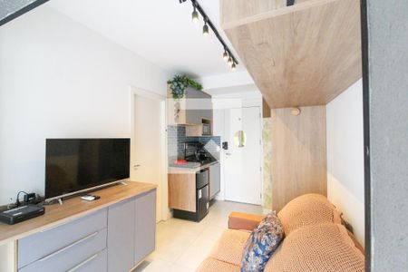 Sala/Cozinha de apartamento para alugar com 1 quarto, 27m² em Vila Nova Conceição, São Paulo