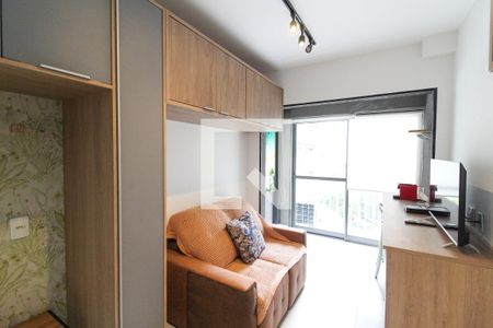 Sala/Cozinha de apartamento para alugar com 1 quarto, 27m² em Vila Nova Conceição, São Paulo
