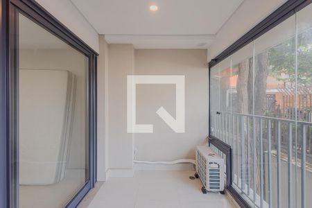 Varanda de kitnet/studio para alugar com 1 quarto, 28m² em Sumaré, São Paulo