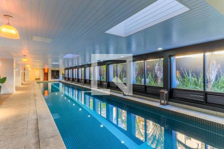 Área comum - Piscina de apartamento para alugar com 1 quarto, 55m² em Campo Belo, São Paulo