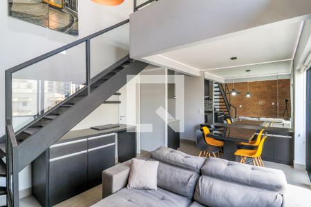Apartamento para alugar com 55m², 1 quarto e 2 vagas Apartamento para alugar com 55m², 1 quarto e 2 vagasSala