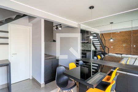 Apartamento para alugar com 55m², 1 quarto e 2 vagas Apartamento para alugar com 55m², 1 quarto e 2 vagasSala
