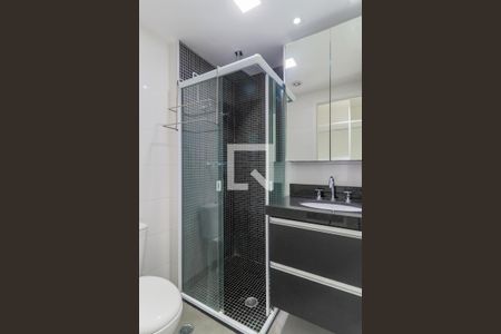 Apartamento para alugar com 55m², 1 quarto e 2 vagas Apartamento para alugar com 55m², 1 quarto e 2 vagasBanheiro da Suíte