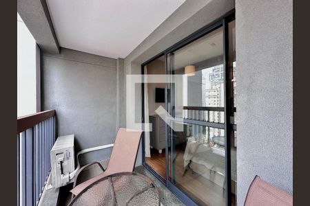 Studio para alugar com 25m², 0 quarto e sem vagaSacada