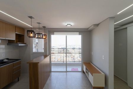 Sala e Cozinha de apartamento para alugar com 1 quarto, 38m² em Vila Progresso (zona Leste), São Paulo