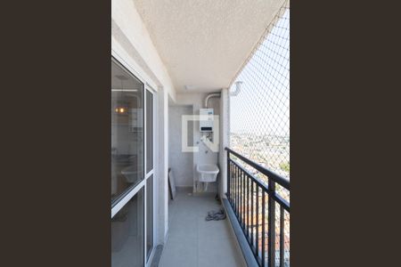 Varanda e Área de Serviço de apartamento para alugar com 1 quarto, 38m² em Vila Progresso (zona Leste), São Paulo
