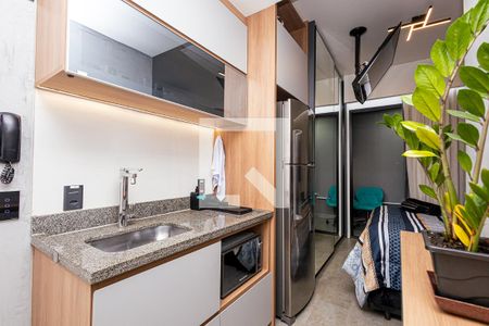 Studio para alugar com 23m², 1 quarto e sem vaga Studio para alugar com 23m², 1 quarto e sem vagaCozinha