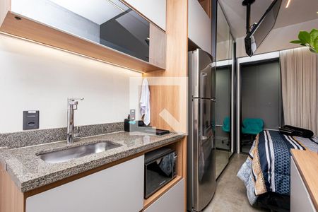 Studio para alugar com 23m², 1 quarto e sem vaga Studio para alugar com 23m², 1 quarto e sem vagaCozinha