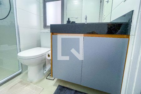 Studio para alugar com 25m², 1 quarto e sem vaga Studio para alugar com 25m², 1 quarto e sem vagaBanheiro
