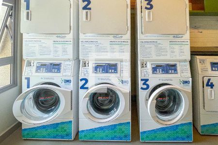 Studio para alugar com 25m², 1 quarto e sem vaga Studio para alugar com 25m², 1 quarto e sem vagaLavanderia