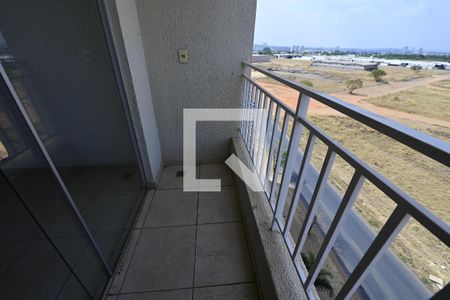 Varanda - Sala de apartamento para alugar com 2 quartos, 47m² em Parque Oeste Industrial, Goiânia