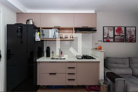Cozinha de apartamento à venda com 2 quartos, 34m² em Bom Retiro, São Paulo