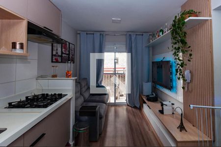 Cozinha de apartamento à venda com 2 quartos, 34m² em Bom Retiro, São Paulo