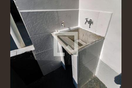 Detalhe da area de serviço de casa para alugar com 1 quarto, 80m² em Vila Praia, São Paulo