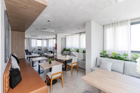 Studio à venda com 25m², 1 quarto e sem vagaSalão de Festas