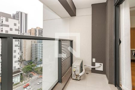 Studio à venda com 25m², 1 quarto e sem vagaVaranda