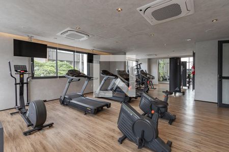 Studio à venda com 25m², 1 quarto e sem vagaAcademia