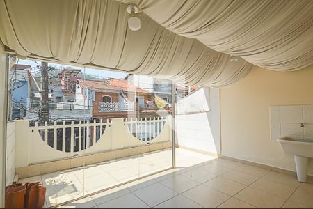 Varanda da Sala de casa para alugar com 1 quarto, 60m² em Parque Terra Nova Ii, São Bernardo do Campo
