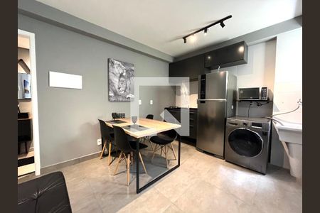 Apartamento para alugar com 28m², 1 quarto e 1 vaga Apartamento para alugar com 28m², 1 quarto e 1 vagaSala