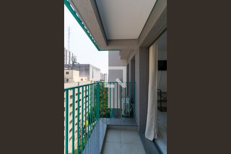 Varanda do Studio de kitnet/studio para alugar com 1 quarto, 25m² em Liberdade, São Paulo