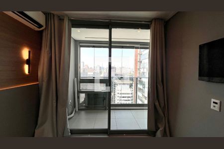 Studio à venda com 40m², 1 quarto e 1 vagaVaranda do quarto