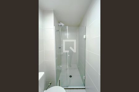 Banheiro da Suíte de apartamento à venda com 1 quarto, 28m² em Vila Cláudia, São Paulo