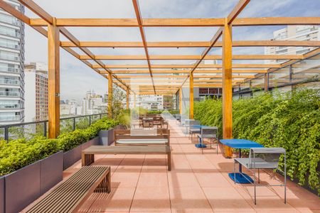 Apartamento para alugar com 27m², 1 quarto e sem vagaTerraço