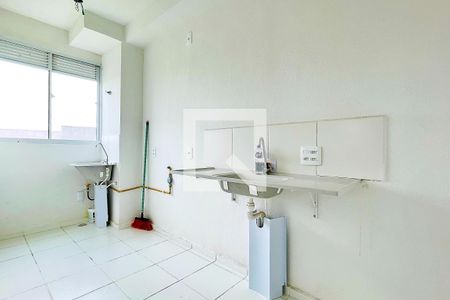 Cozinha e Área de Serviço de apartamento para alugar com 2 quartos, 40m² em Vila Nova Bonsucesso, Guarulhos