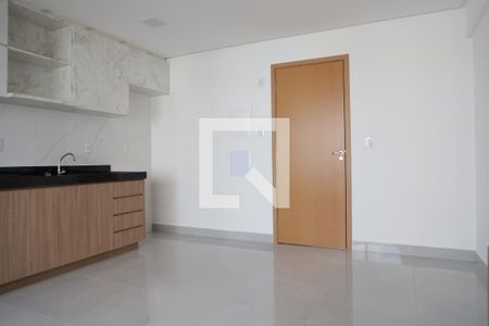 Sala/Cozinha de apartamento à venda com 2 quartos, 55m² em Vila Rosa, Goiânia