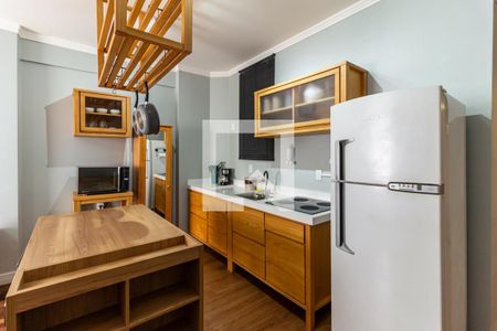 Cozinha de kitnet/studio à venda com 1 quarto, 36m² em República, São Paulo