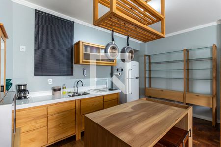 Cozinha de kitnet/studio à venda com 1 quarto, 36m² em República, São Paulo
