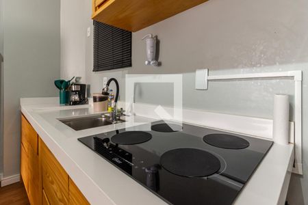 Cozinha de kitnet/studio à venda com 1 quarto, 36m² em República, São Paulo