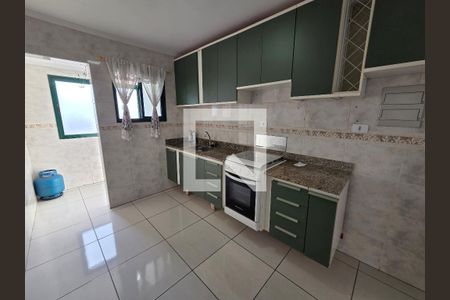 Cozinha de apartamento para alugar com 1 quarto, 54m² em Aviação, Praia Grande