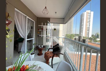 Varanda Sala  de apartamento à venda com 1 quarto, 42m² em Vila Mascote, São Paulo