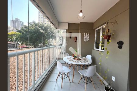Varanda Sala de apartamento à venda com 1 quarto, 42m² em Vila Mascote, São Paulo