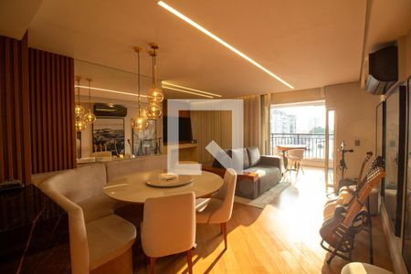 Sala de Jantar de apartamento à venda com 2 quartos, 84m² em Santo Amaro, São Paulo