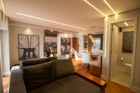 Sala de apartamento à venda com 2 quartos, 84m² em Santo Amaro, São Paulo