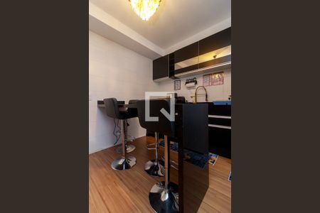 Cozinha de apartamento para alugar com 1 quarto, 32m² em Jardim Caravelas, São Paulo