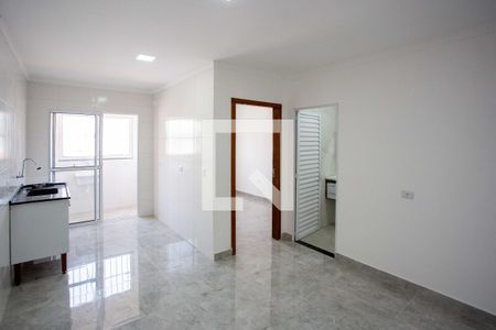 Sala de apartamento para alugar com 1 quarto, 35m² em Piraporinha, Diadema
