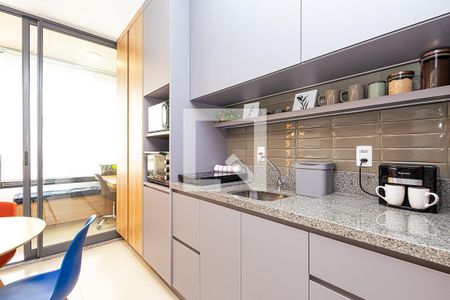 Studio à venda com 33m², 1 quarto e sem vagaCozinha