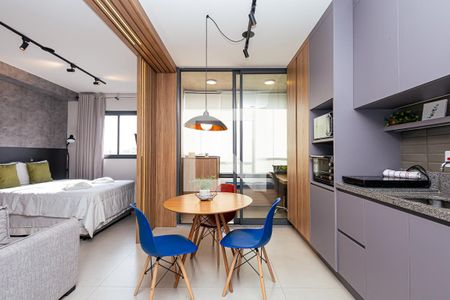 Studio à venda com 33m², 1 quarto e sem vagaSala