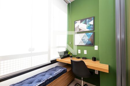 Studio à venda com 33m², 1 quarto e sem vagaVaranda