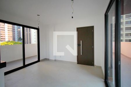 Sala de apartamento à venda com 1 quarto, 146m² em Funcionários, Belo Horizonte