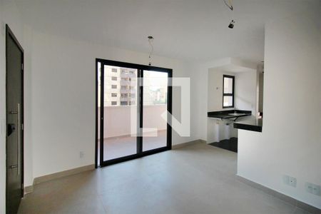 Sala de apartamento à venda com 1 quarto, 146m² em Funcionários, Belo Horizonte