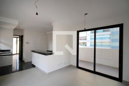 Sala de apartamento à venda com 1 quarto, 146m² em Funcionários, Belo Horizonte