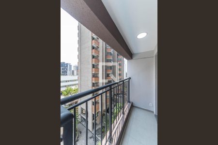 Apartamento para alugar com 25m², 1 quarto e sem vagaVaranda