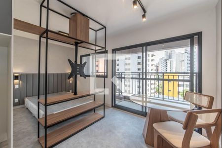 Sala de apartamento para alugar com 1 quarto, 25m² em Campo Belo, São Paulo